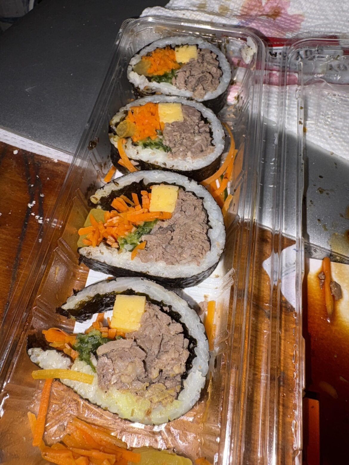 Delicious, filling and refreshing KIMBAP! 🤤