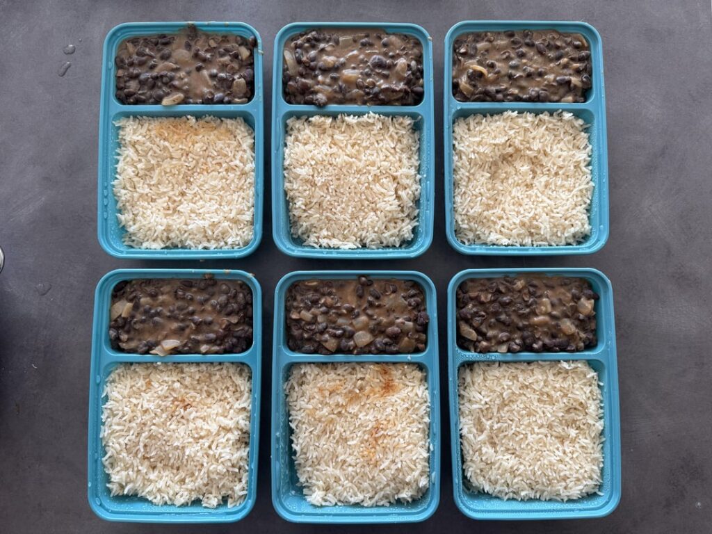 Why I keep beans on hand: Cuban style beans in a chicken-lime broth