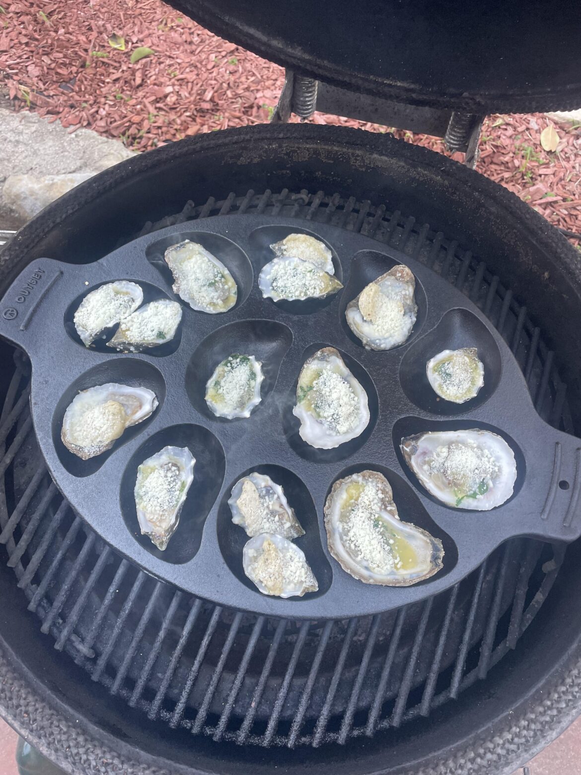 Something new: Grilled Oysters