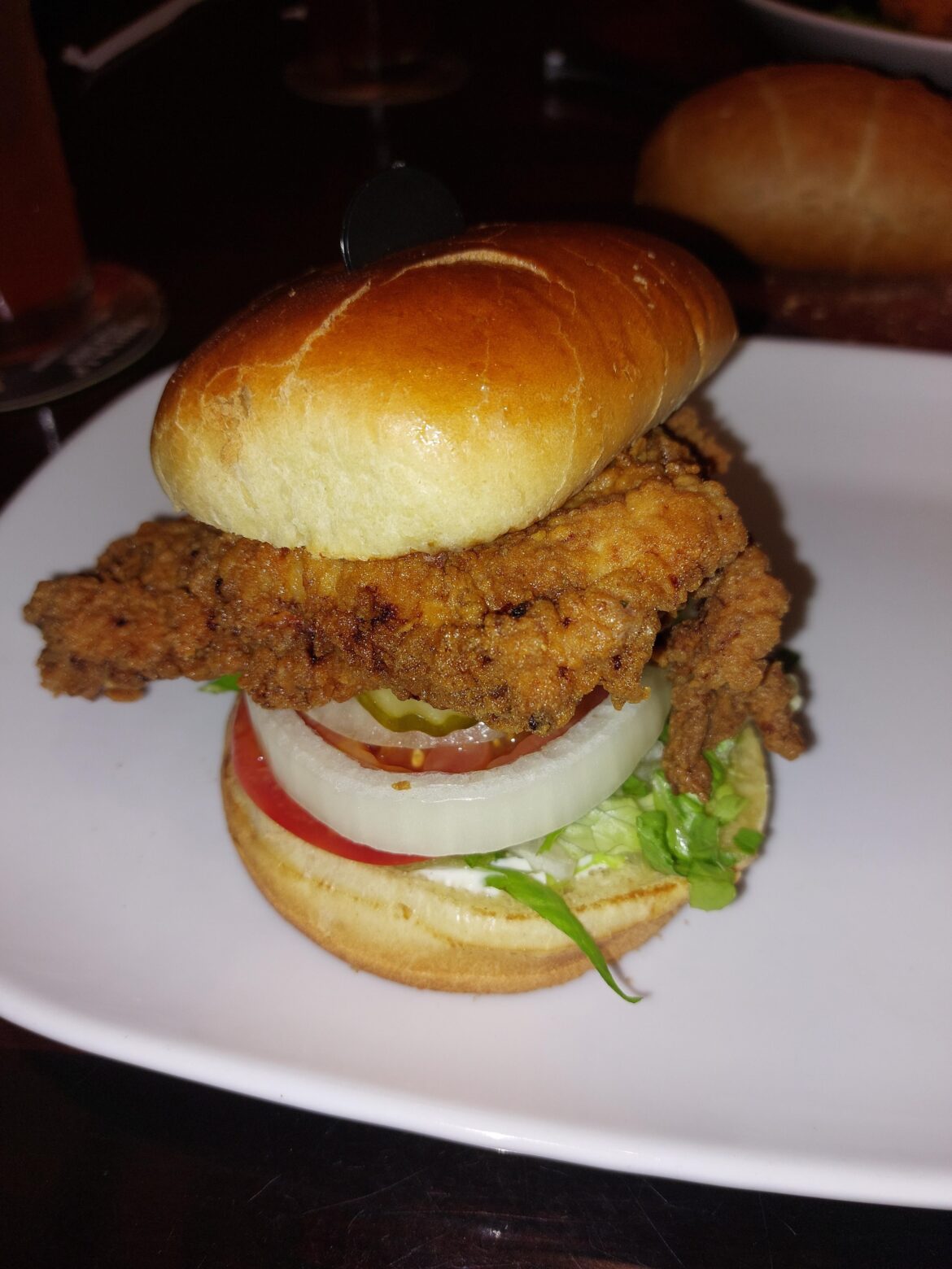 Fried chicken sandwich