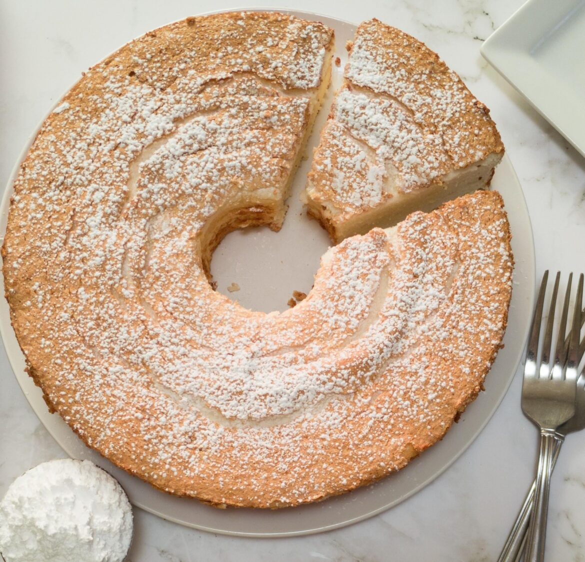 I Baked Angel Food Cake For The First Time (Quite Tricky)🎉