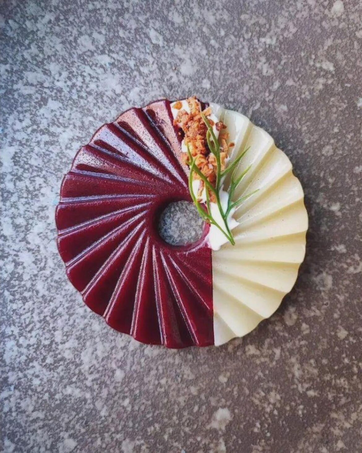 Black currant and wild fennel gelee.