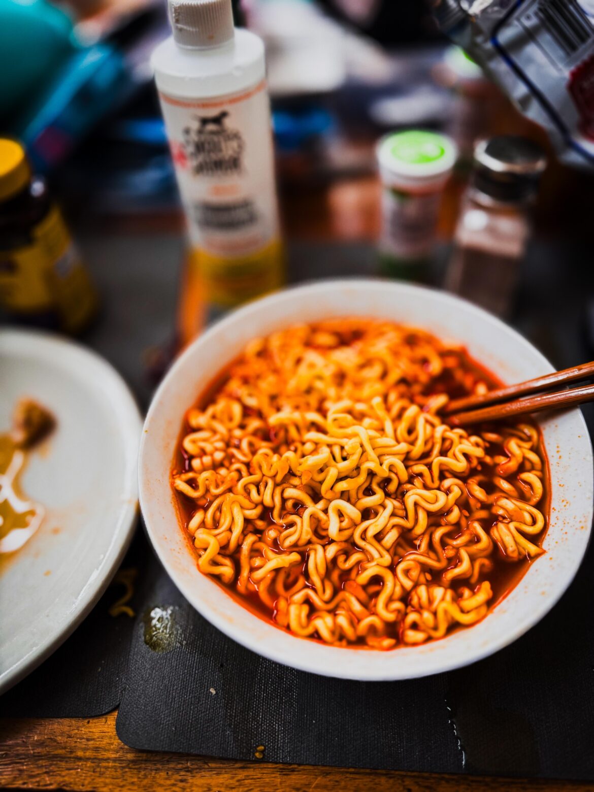 I tried Volcano ramen. Honestly, not that spicy