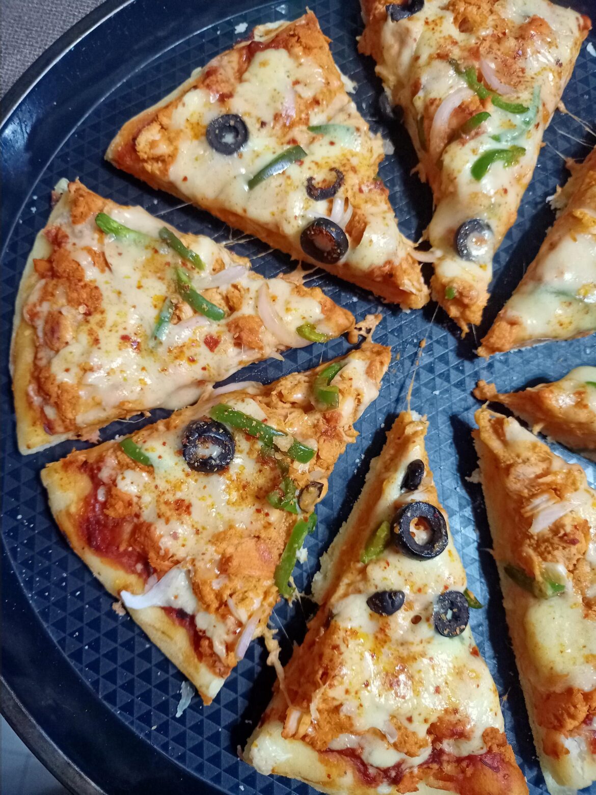 Homemade Pizza, it was delicious