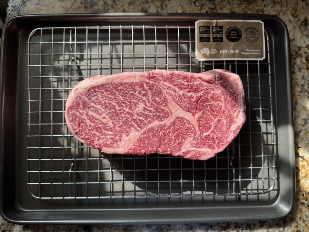 Steak night with my wife