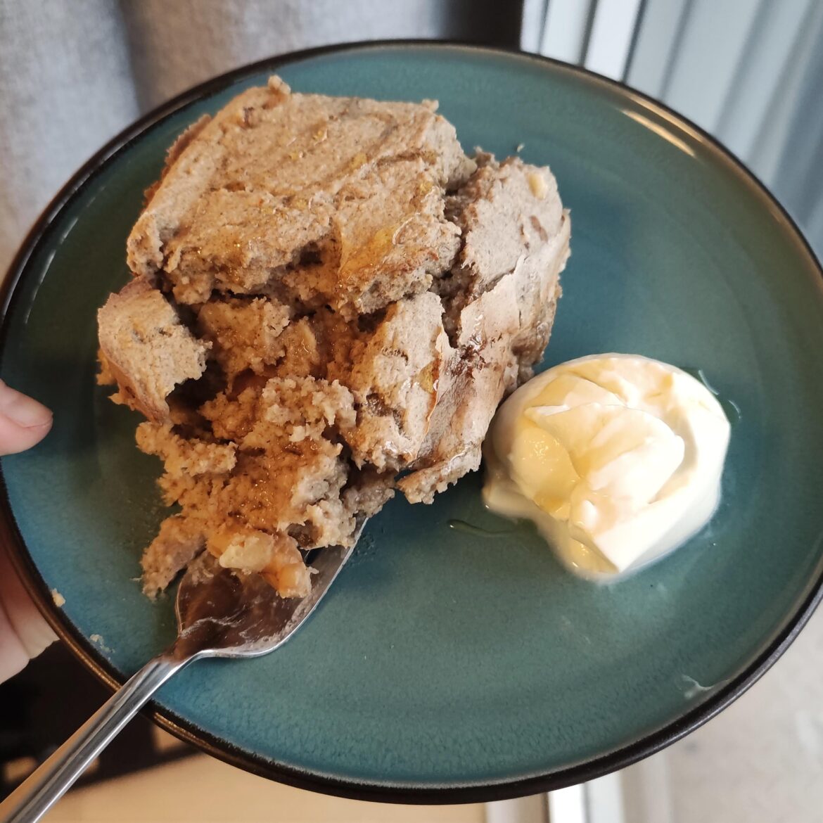 This walnut banana baked oatmeal turned out incredible!