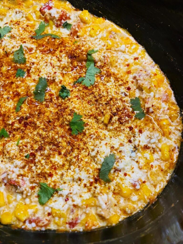 Crockpot street corn chicken, my family absolutely loved this recipe!