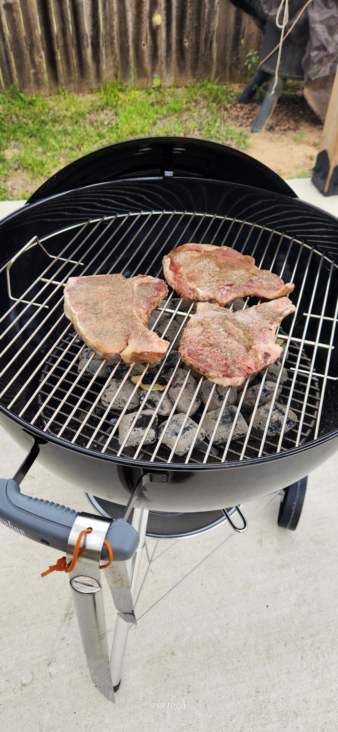 Breaking in the new Weber