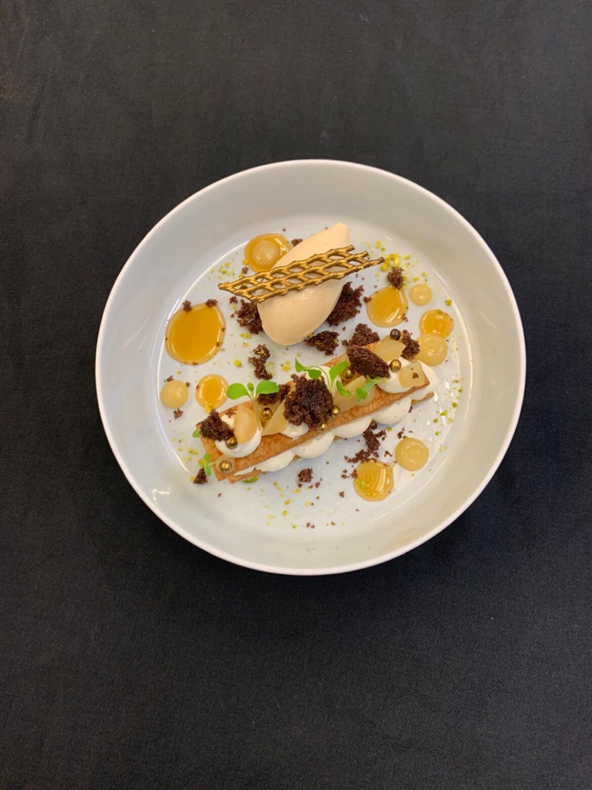 Mille Feuille with pears