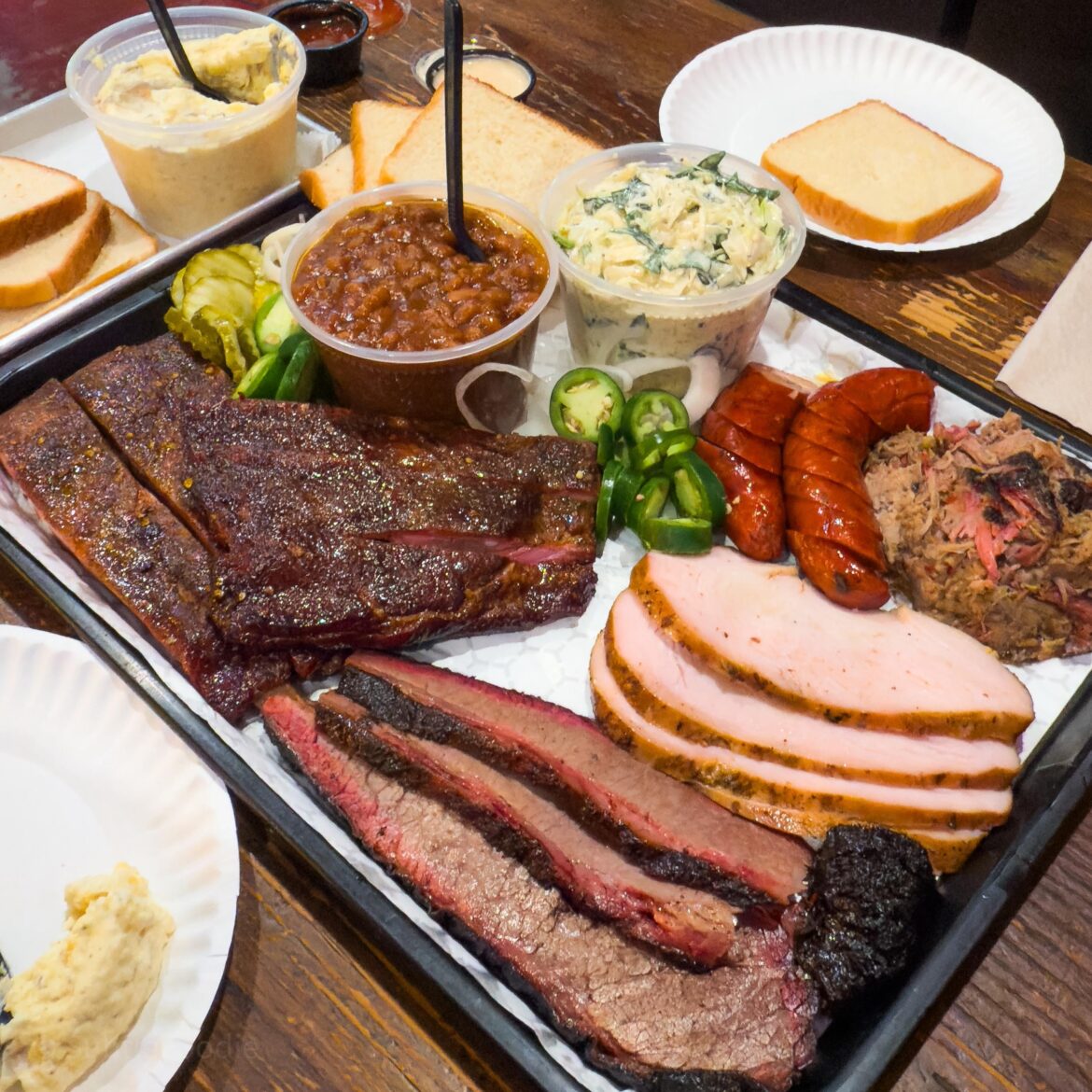 My BBQ lunch today (Corkscrew BBQ)