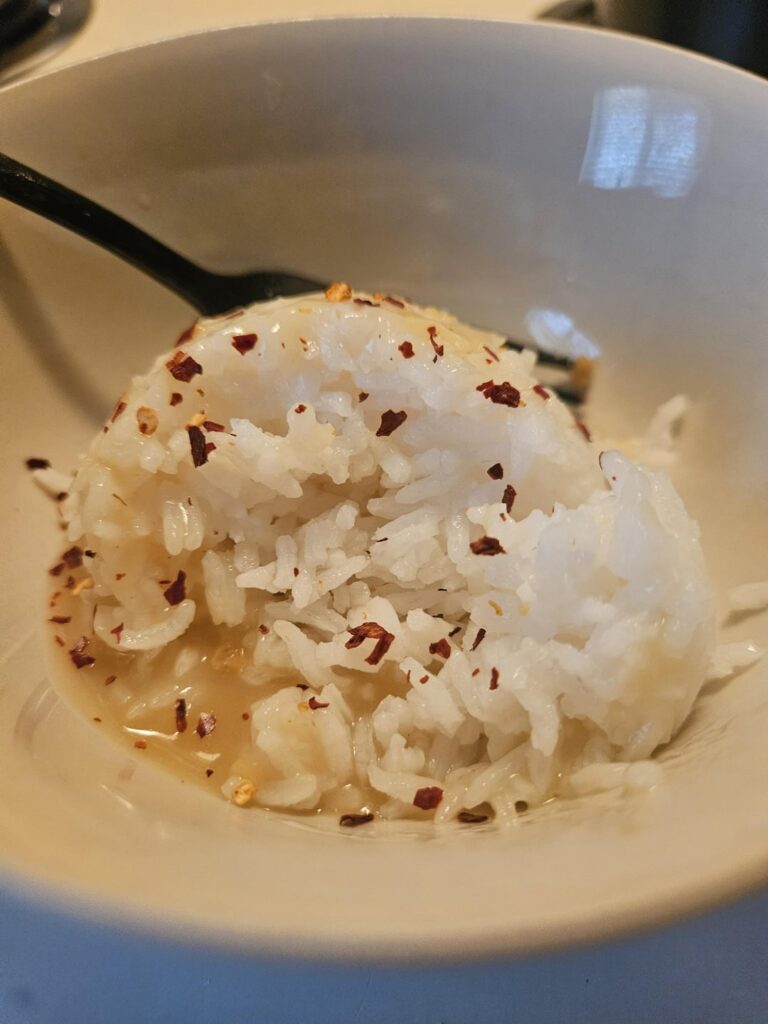 "Just paid my rent" meal