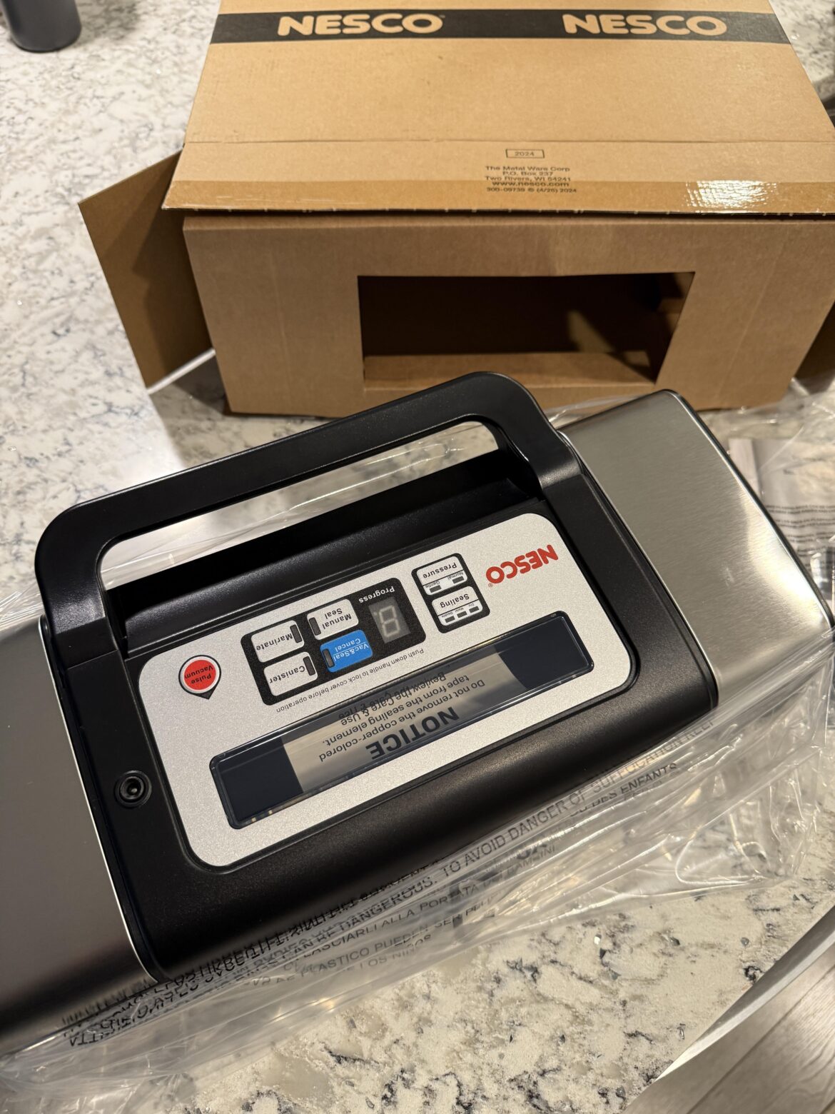 Just got my Anova 3.0 a few weeks ago and after struggling with the ziplocs for a while I decided I needed some help. This machine seems to be the fan favorite around here. Wish me luck.