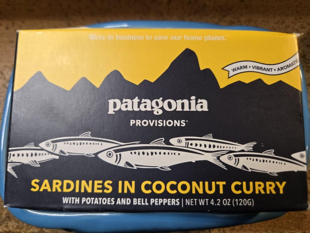 Patagonia Provisions sardines in coconut curry