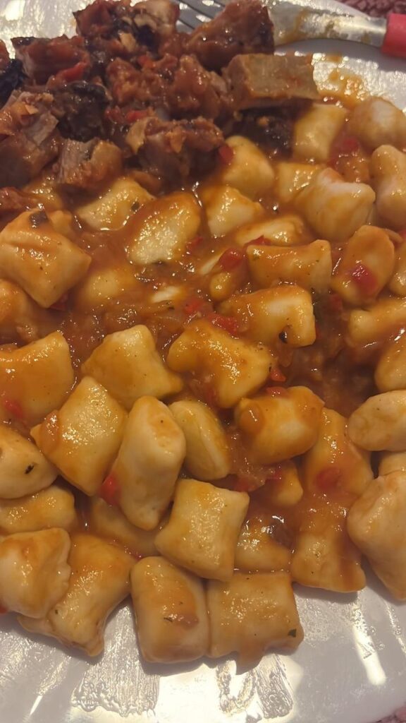 Does the gnocchi have to be shaped, or can it be square? are homemade