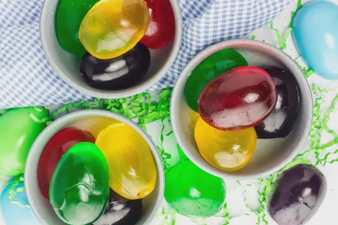 Boozy Easter Egg Jello Shots