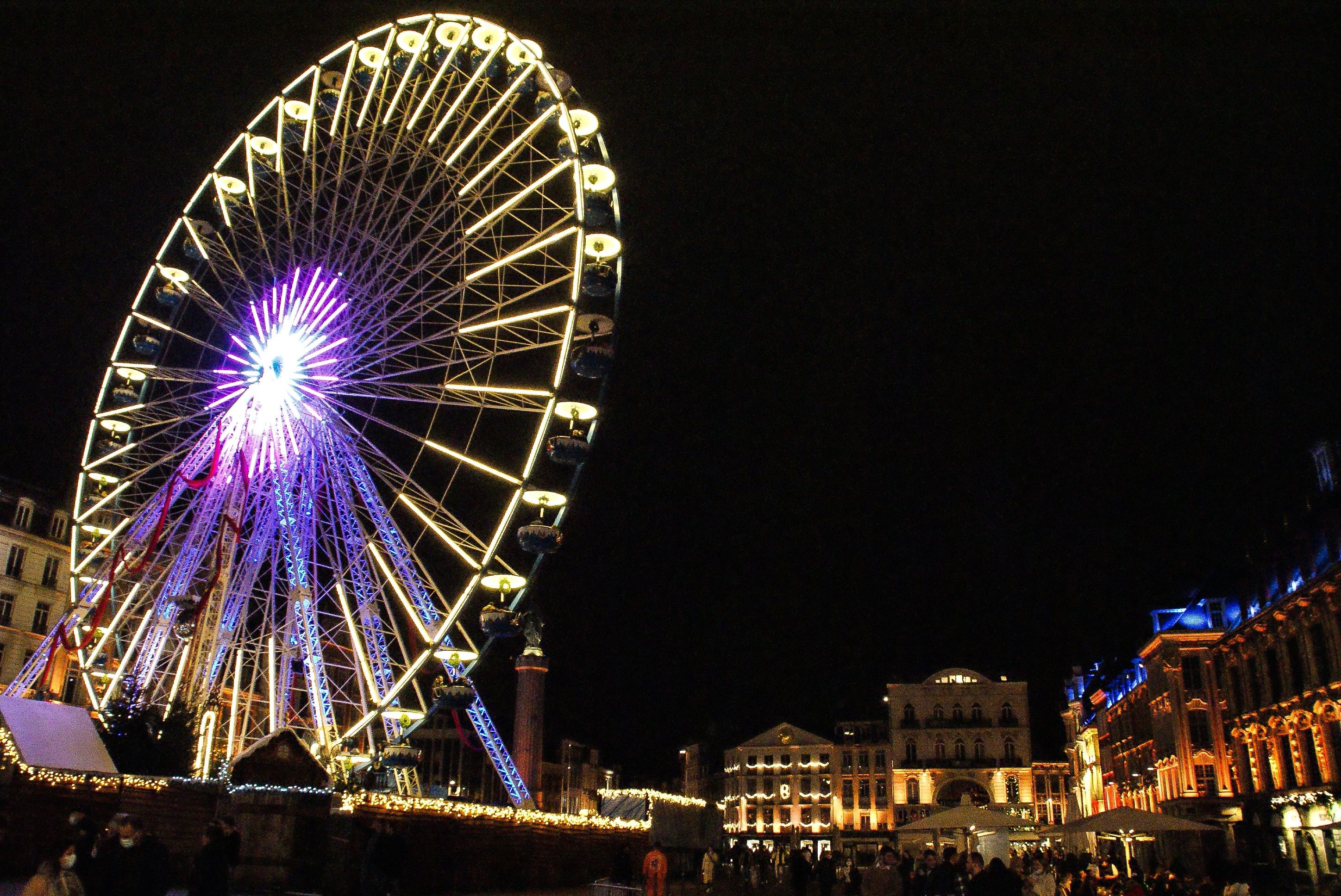 Lille, France illuminated for the festive season