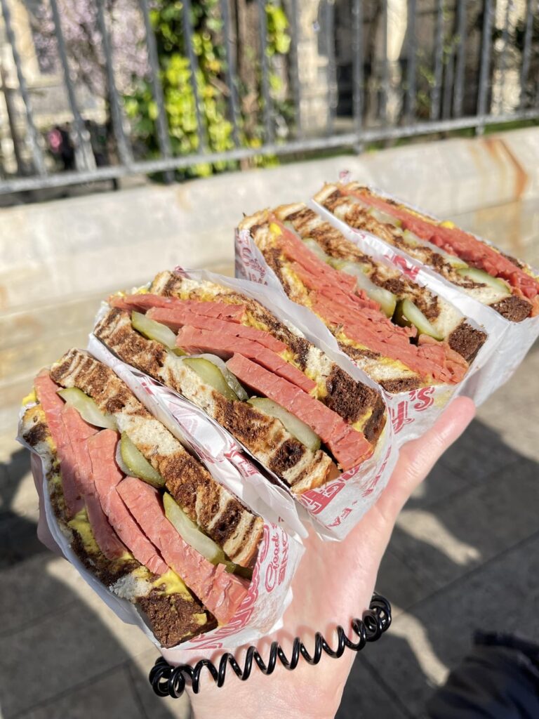 I took my dad out for his first salt beef sandwich in years