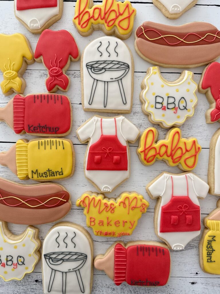 Bbq baby shower set!