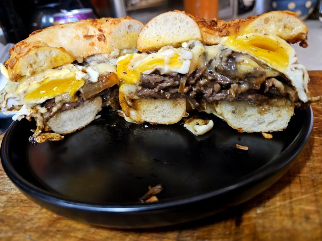 Steak, Egg, & Cheese Bagel