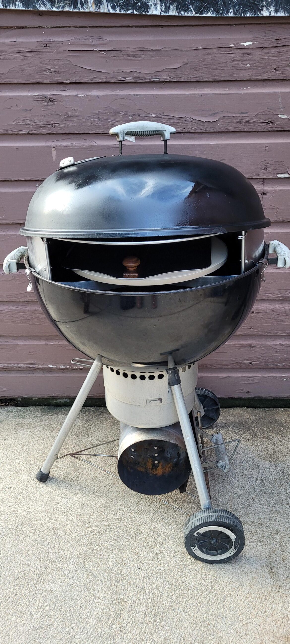 Sitting out for trash.