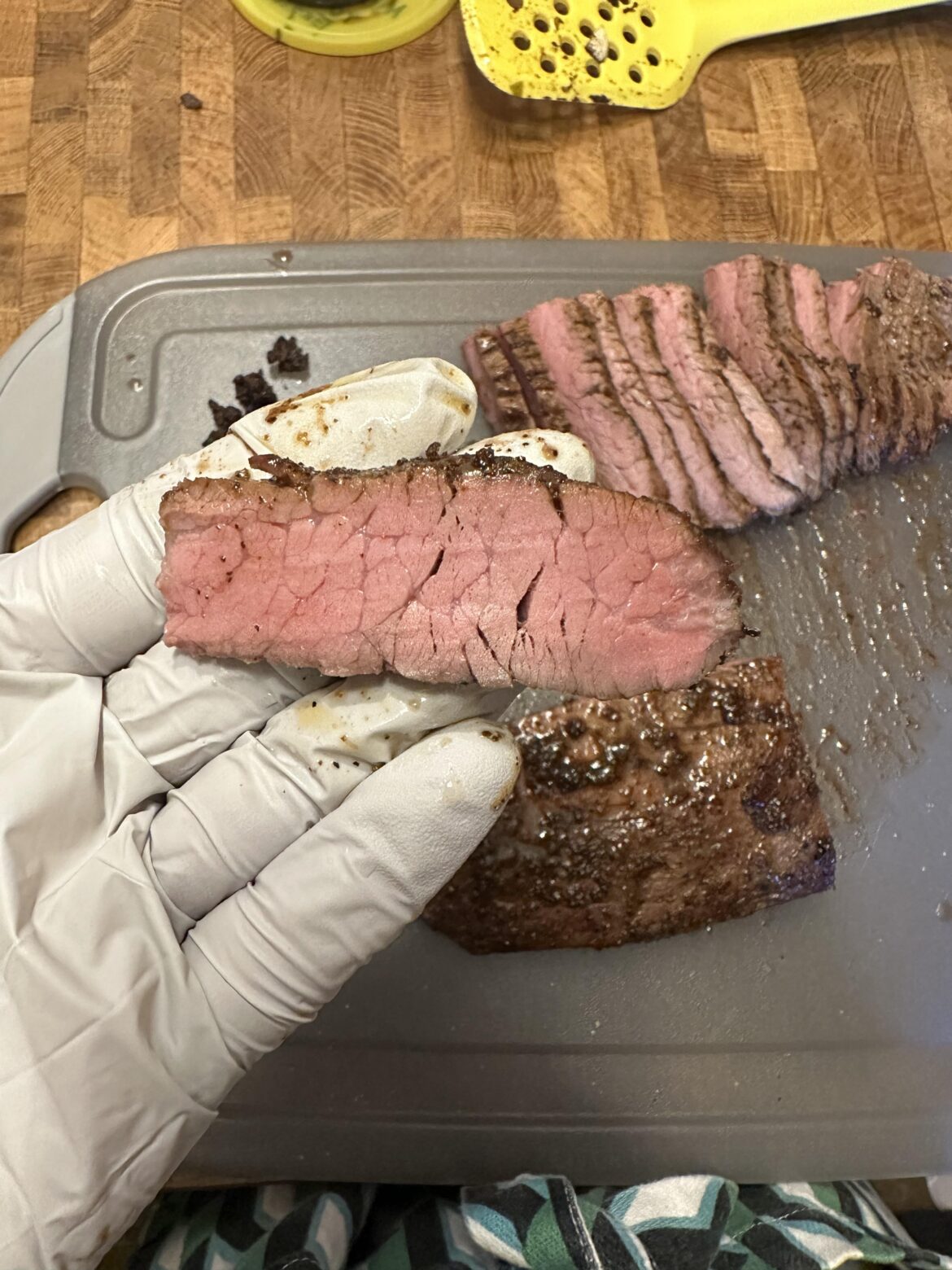 Flank @ 137° for 2.5 hrs