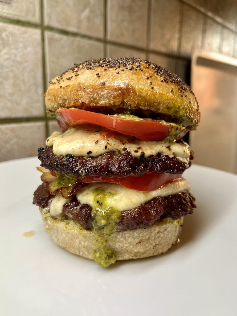 "It's a me, Mario!" double cheeseburger | The Fat Chamois