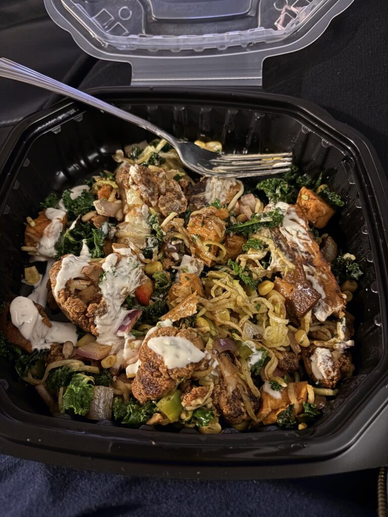 Calories in this buffalo tempeh bowl?