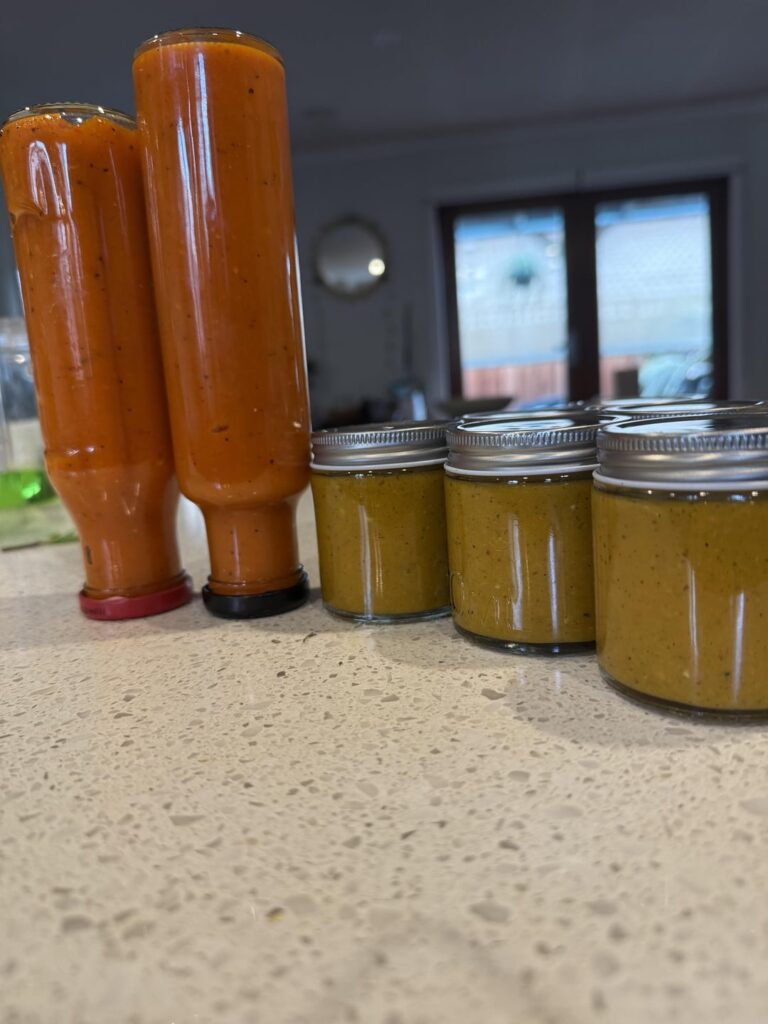 Finally made my own sauces after years of attempting to grow!