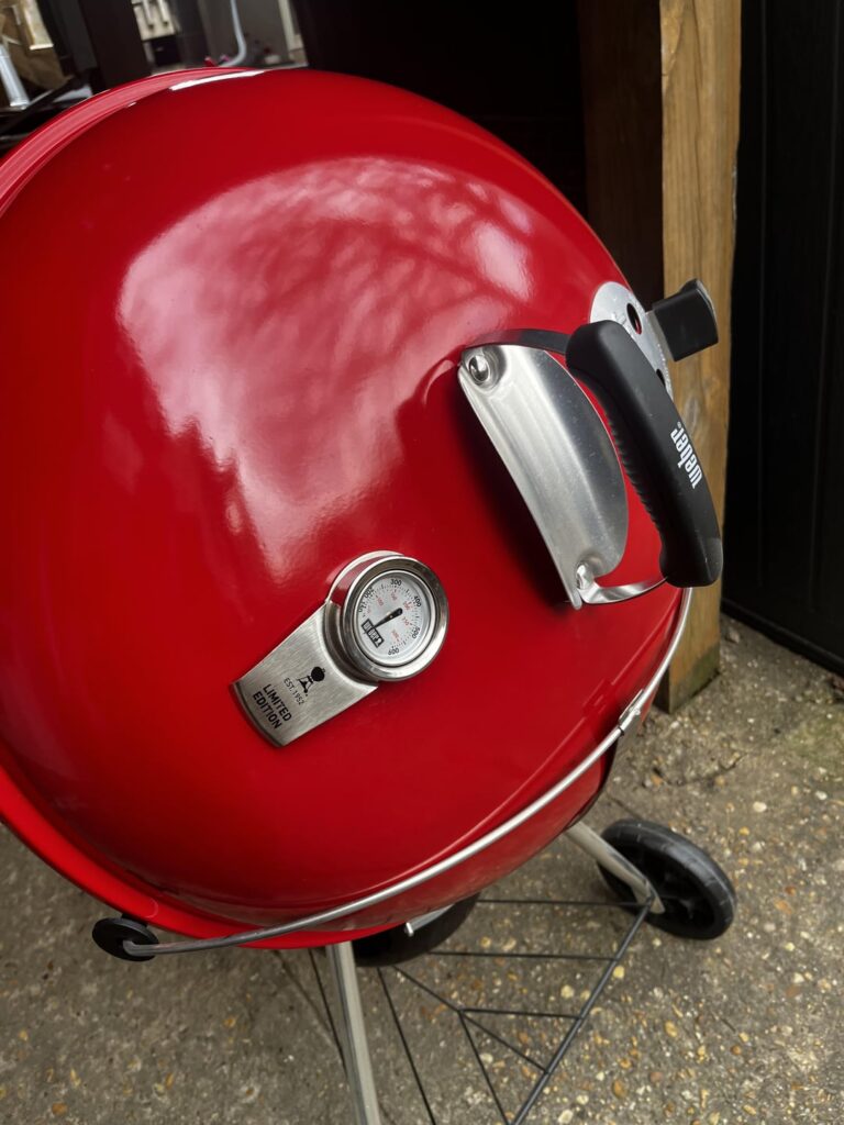 Weber 22” red limited edition maiden voyage