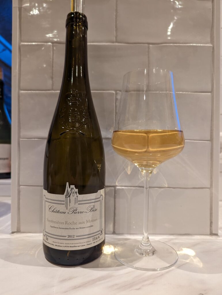 Chateau Pierre Bise Savennieres Roche aux Moines 2012