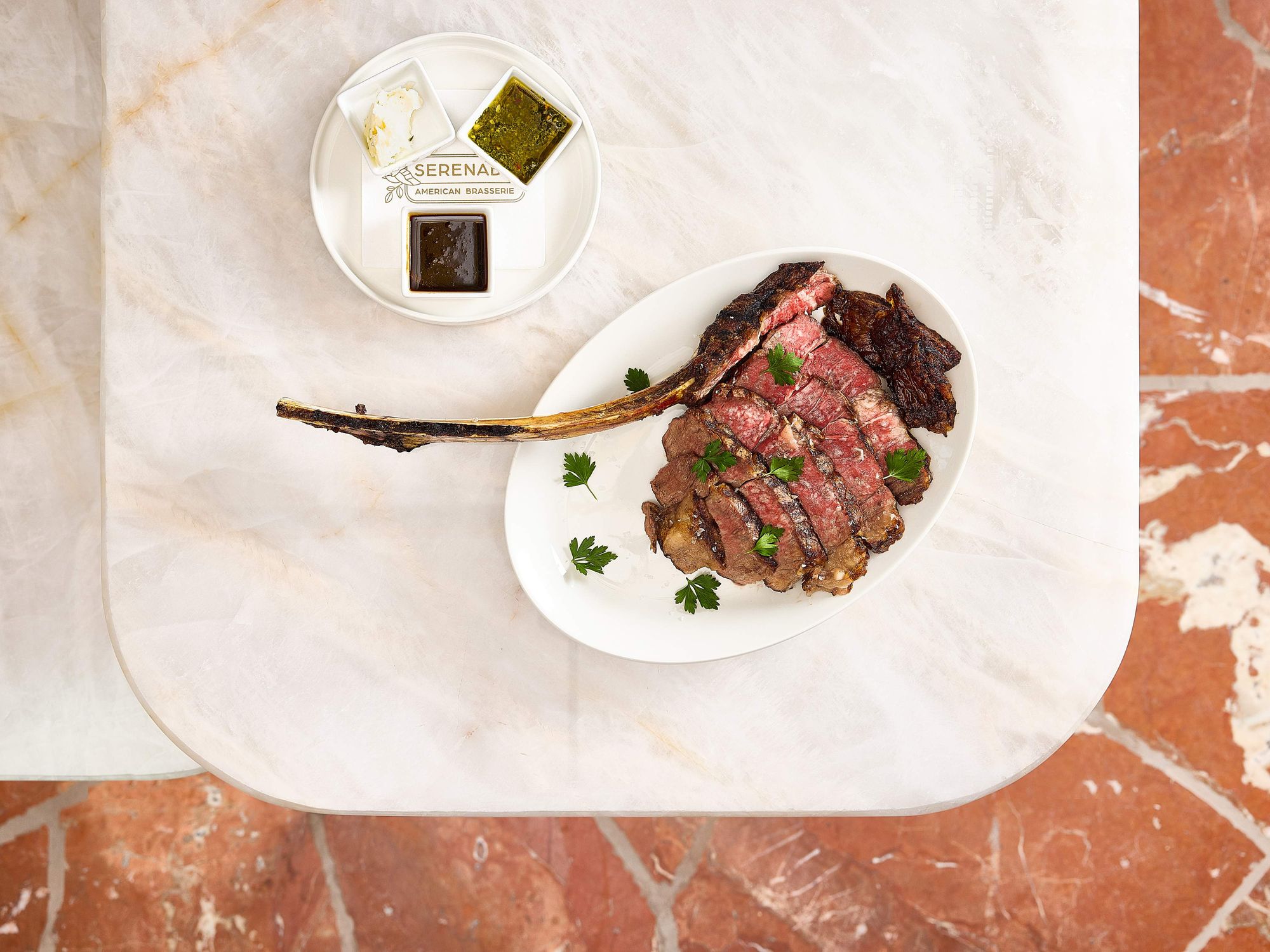 Serenade Austin tomahawk steak