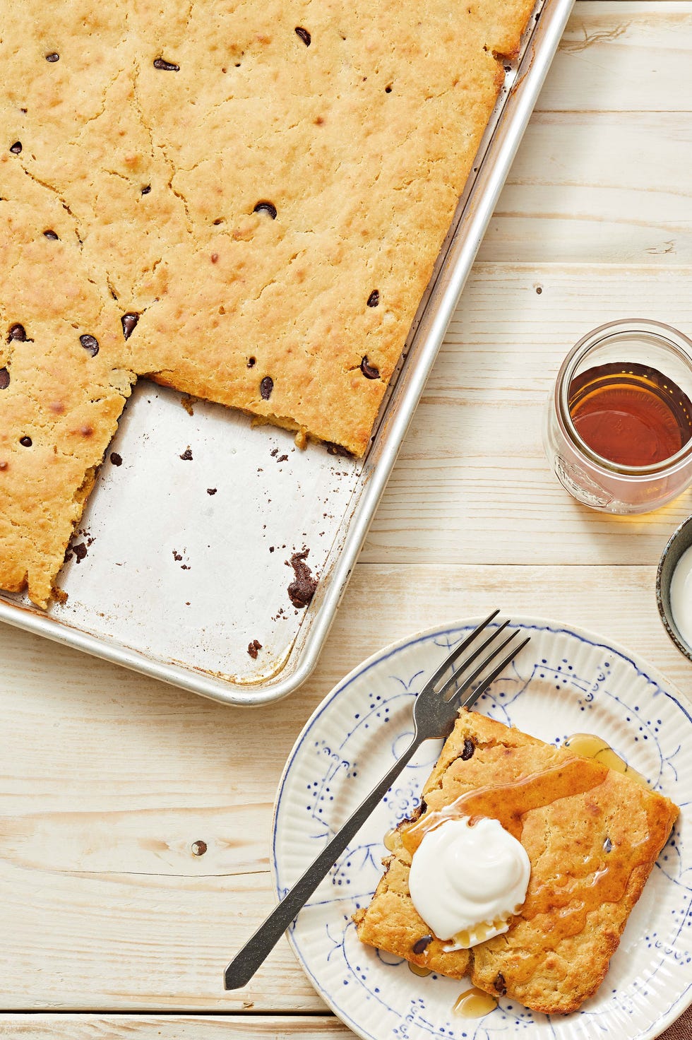 sheet pan pancake for christmas breakfast