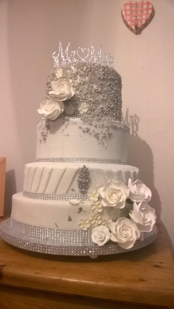 First ever wedding cake.
