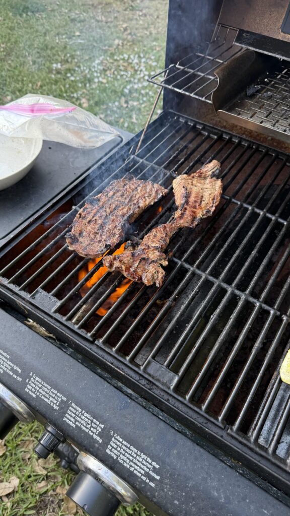 Orange marinaded for 4 hours