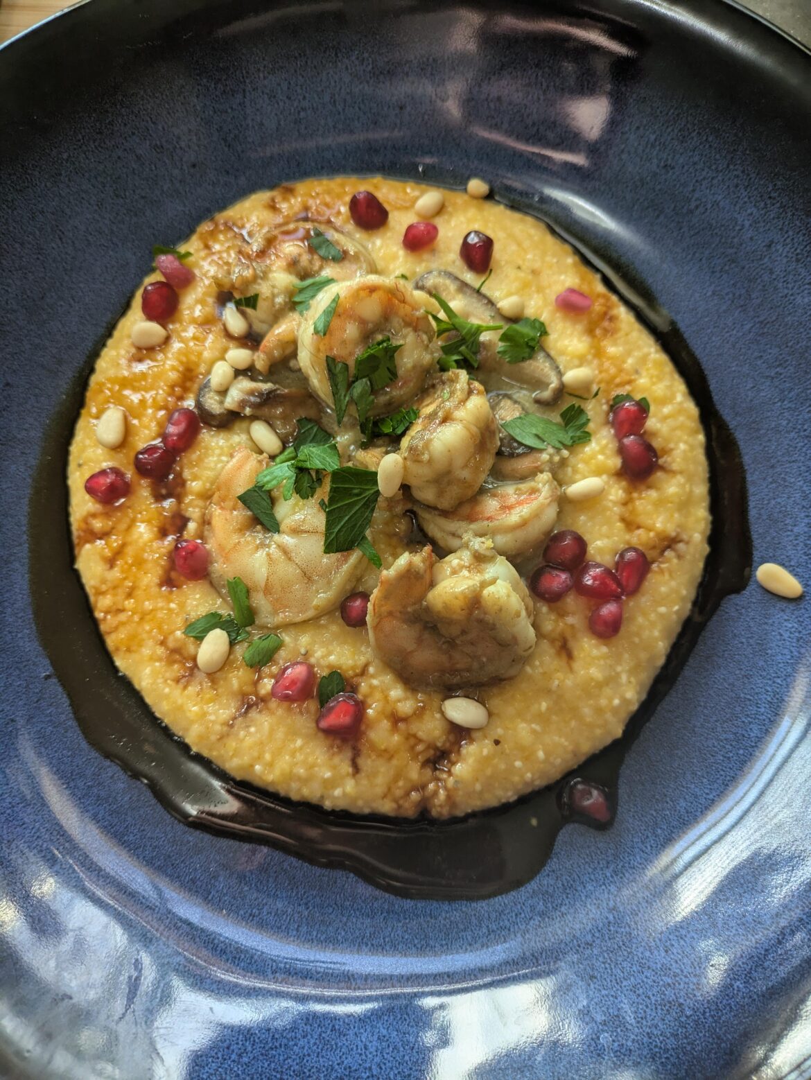 Middle Eastern Style Shrimp & Grits