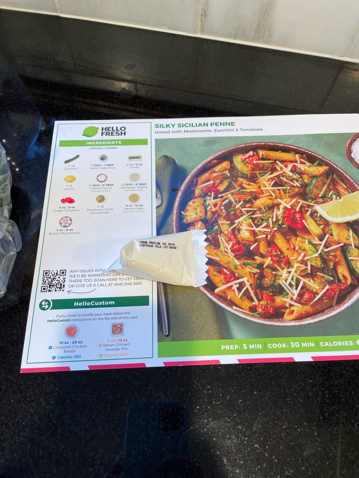 Is this really 4 tbsp…. I doubt it. I hate when a specialty item is missing, don’t keep crème fraiche in my fridge 😩