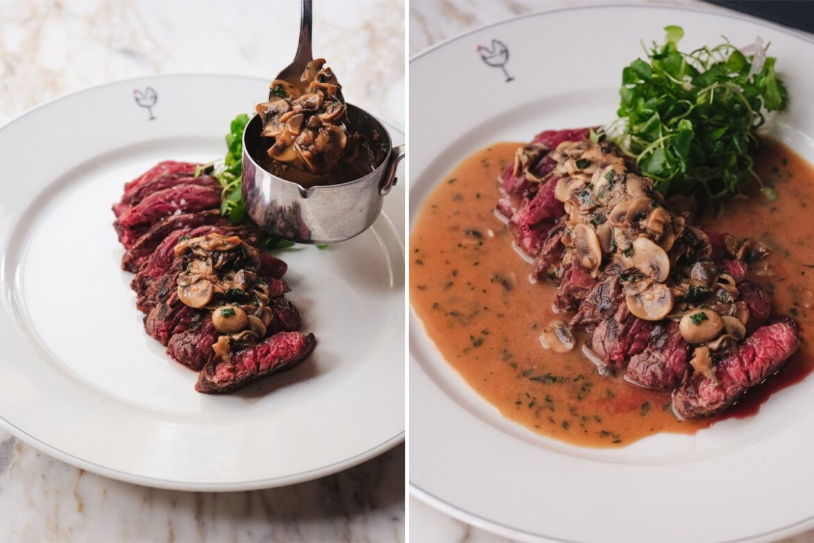 Steak frites with sauce Diane: A rich and indulgent French classic