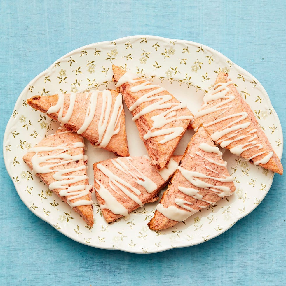 sweet breakfast strawberries and cream scones sweet breakfast strawberries and cream scones