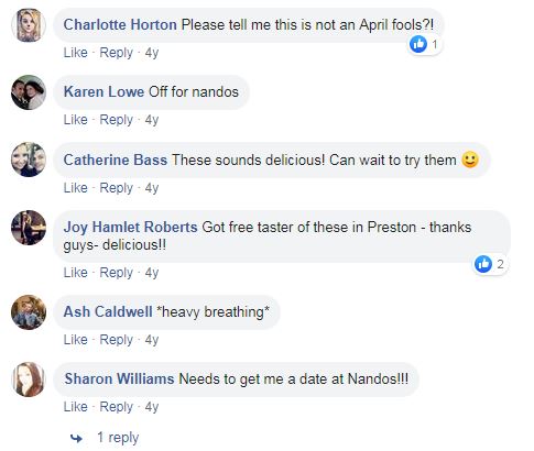 Sweet potato wedges were very popular when they launched four years ago