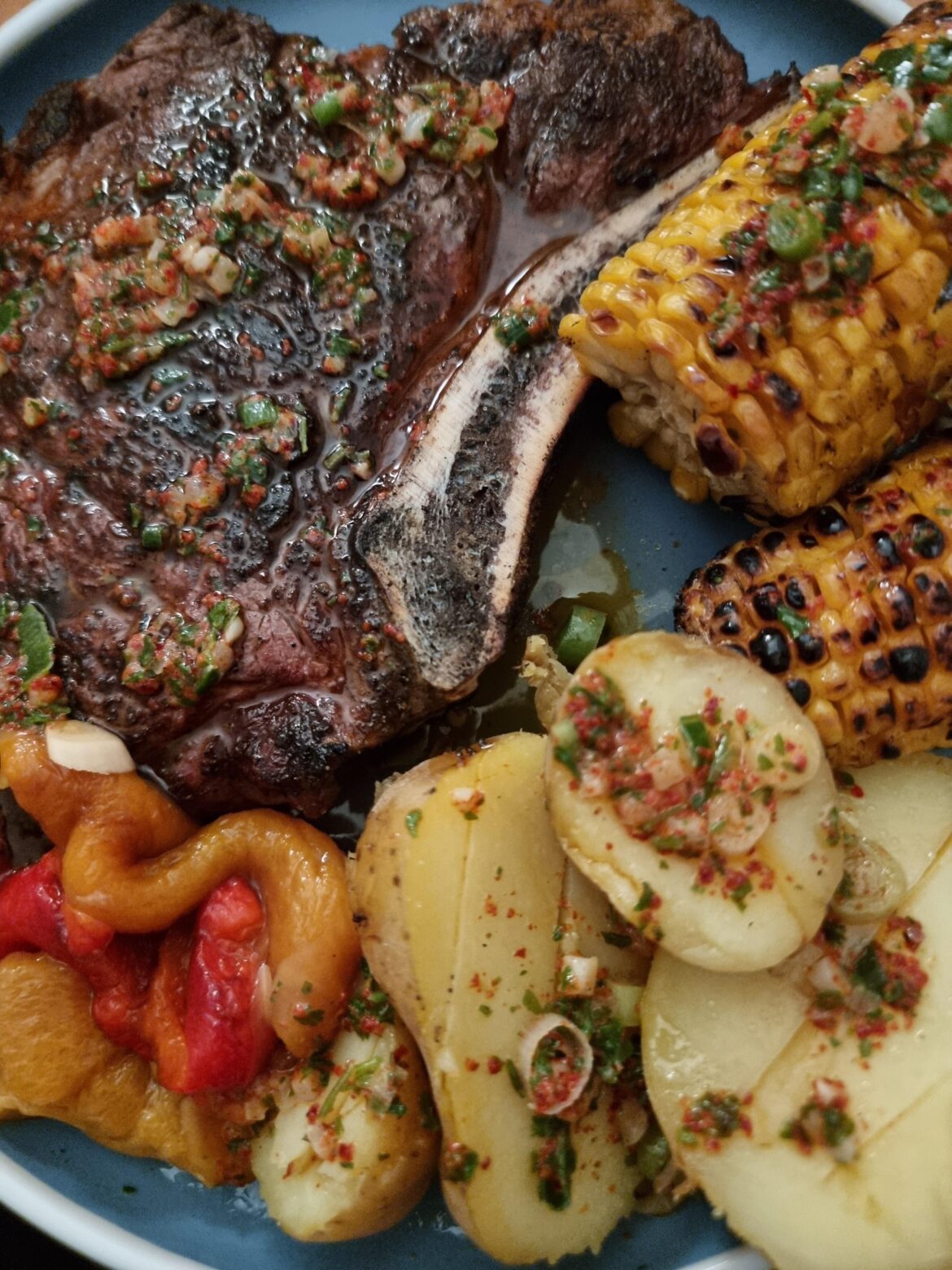 Last night's quick grilled Entrecôte