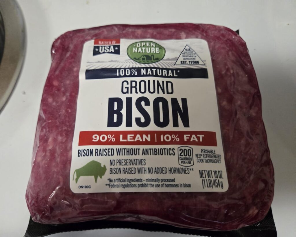 Pasta w meatballs made from ground bison and extra ricotta salata-mangia!!!!!