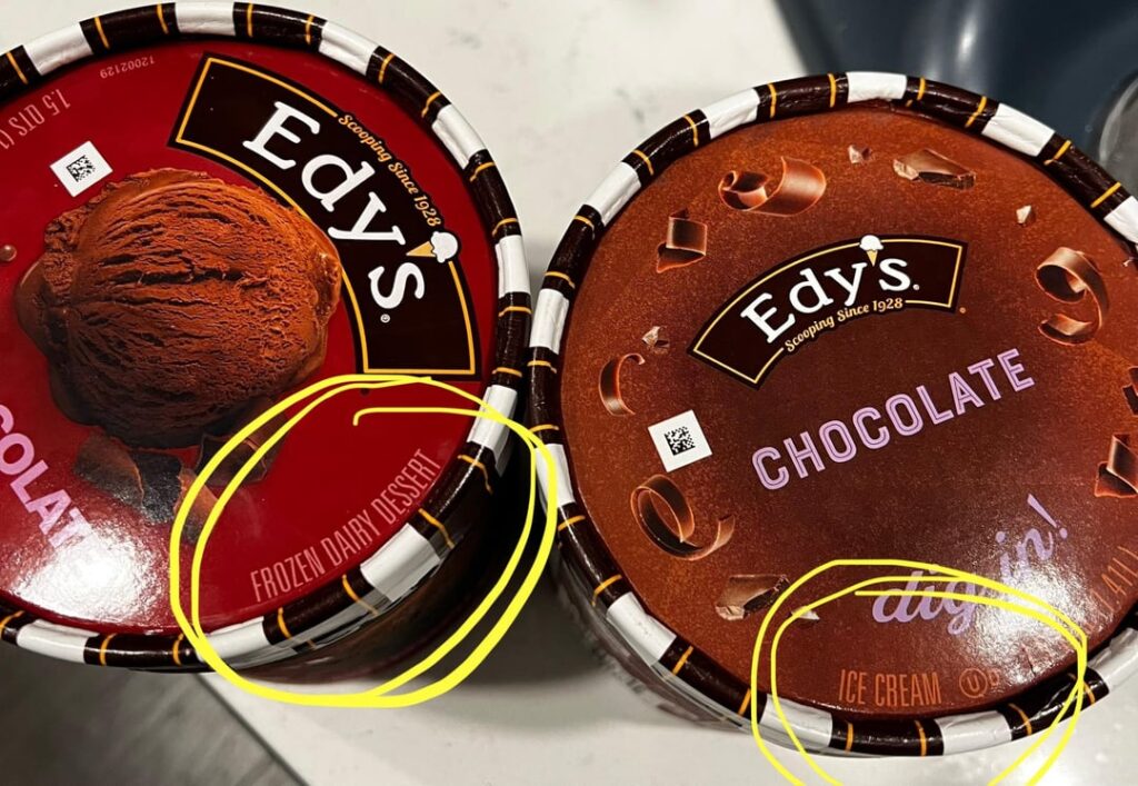 Edy’s Recipe Changed Edy’s Recipe Changed