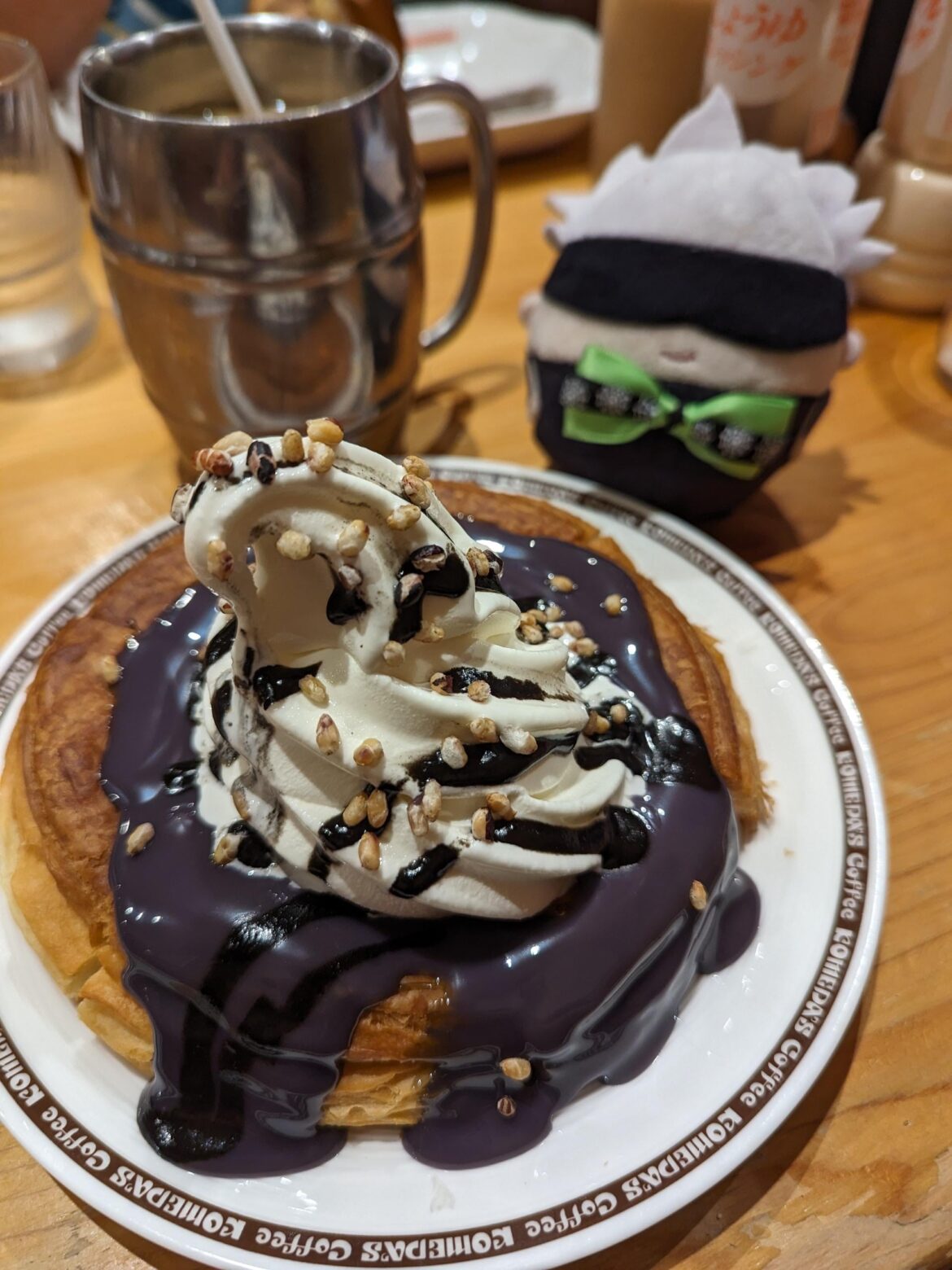 What did I order at Komaeda Coffee? Texture of a croissant not a pancake