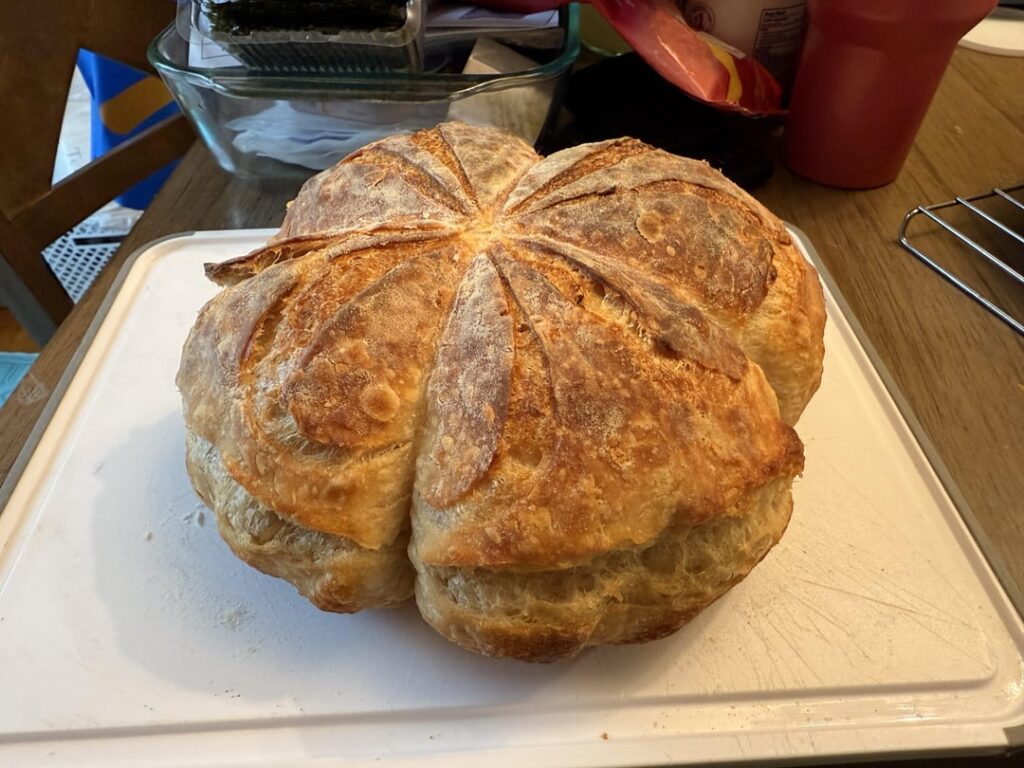 Adding to the croissant sourdough wagon! 4 leaf clover 🍀