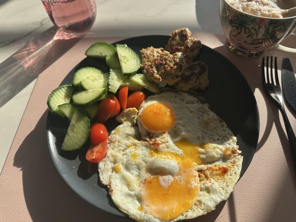 Chicken sausage patties