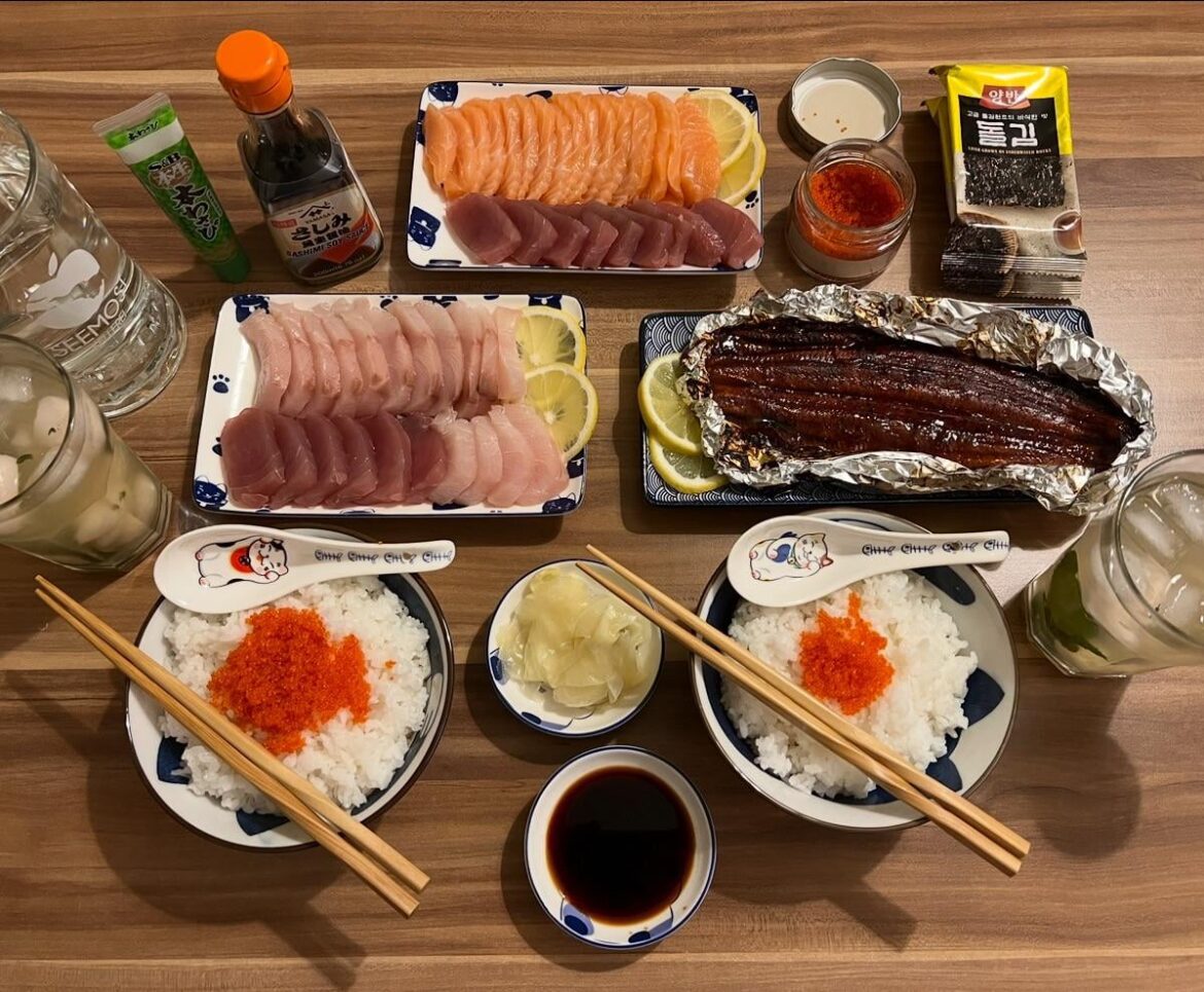 Sashimi dinner