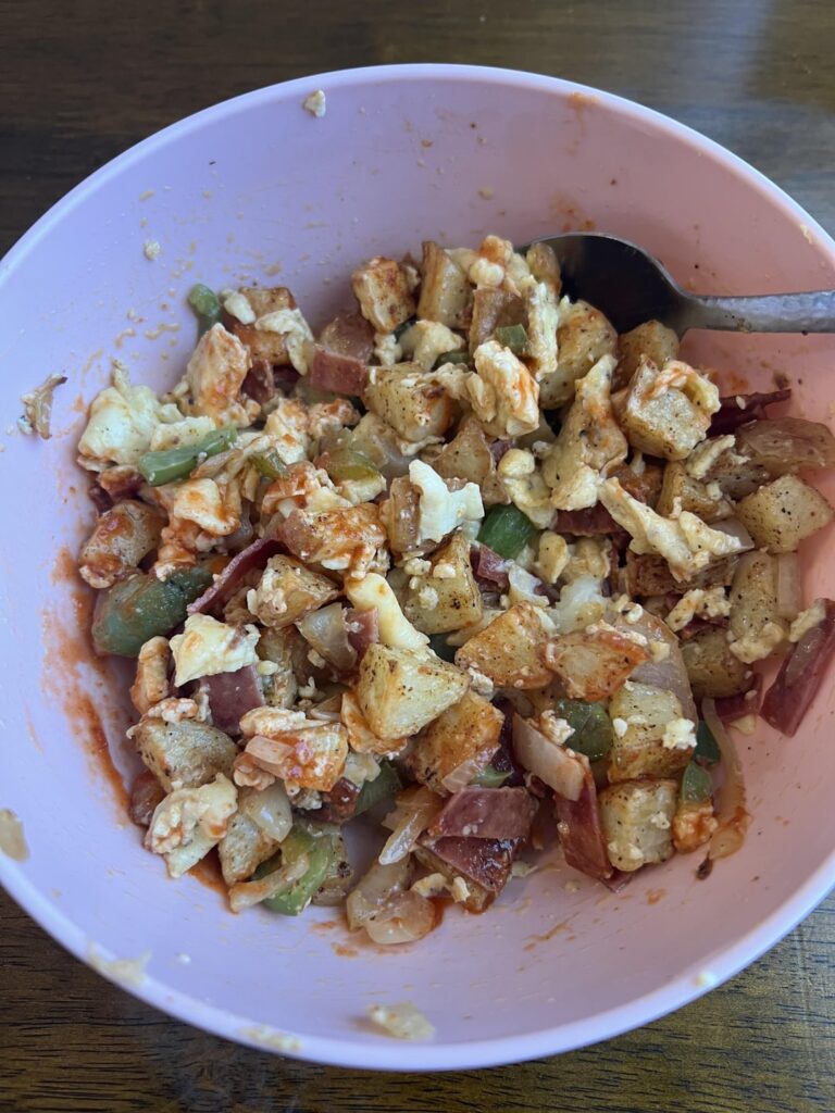 Breakfast bowl - 366 cals