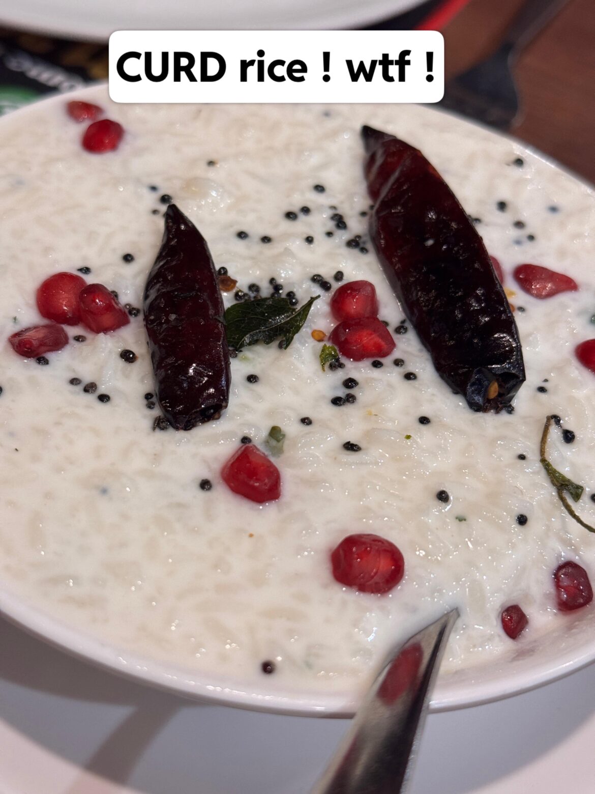 Is it even a dish ? Pls tell me ! Put some yougourt in. Curd ?