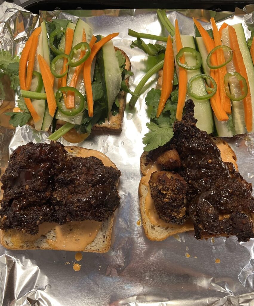 Keto “banh mi” sandwiches