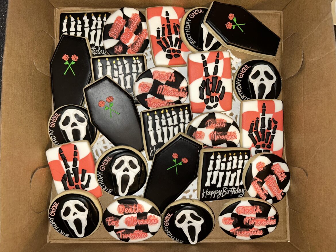 Emo 30th Birthday Cookies